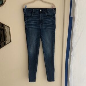 American Eagle Outfitters Dark Blue Skinny Jeans